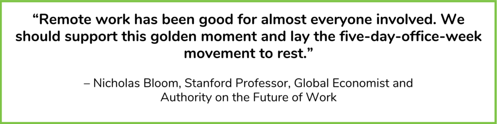 Remote Work is Here to Stay, Says Economist