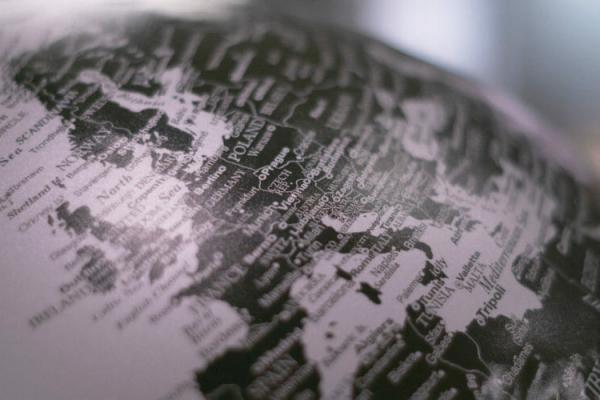 globe signifying geopolitics